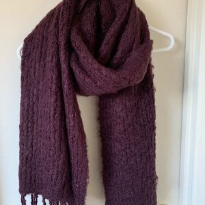 Aerie Deep Burgundy Knit Accessory